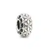 Hexagram 1 charm silverbead Hexagram praan 1B0041