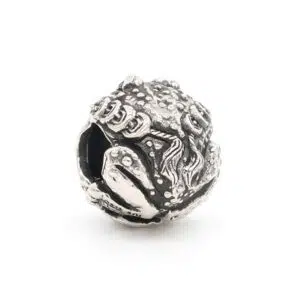 Money Frog 6 charm silverbead MoneyFrog praan 2A0072