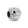 Vintage Bird 2 charm silverbead VintageBird praan 2A0081