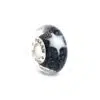 Hex Star 2 Black Hexagon Star Murano Charm praan 16MU0031