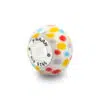 White Polka dot 1 white polkadot Murano bead praan 10mu0041