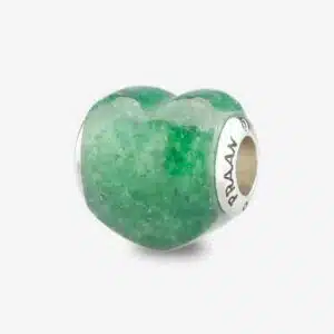 Green Aventurine Heart Charm 9 Green-Aventurine-praan-heart-charm-12st034+3