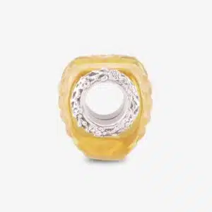 Grace Heart Charm 9 Crystalline-Retro-Grace-Yellow-Heart-charms-praan-3BC009+3