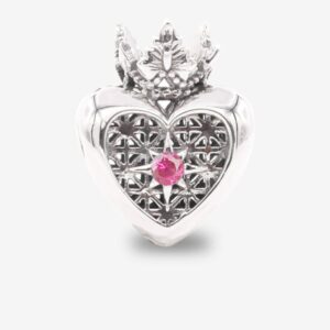 Pink Queen Heart Charm - Image 2