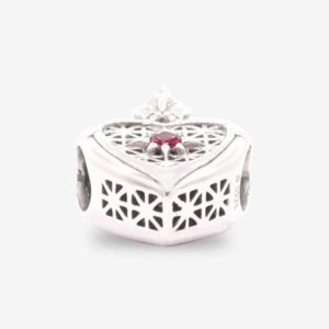 Pink Queen Heart Charm - Image 3
