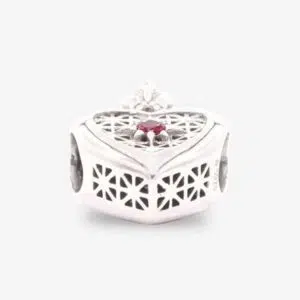 Pink Queen Heart Charm 9 pink queen heart praan charm 2A010 P5