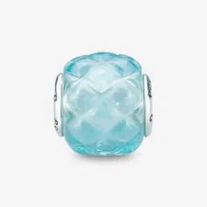 Ocean Blue Studded Pin Pyramid Crystalline Charm 8 Ocean Blue Studded-Pin-Pyramid-Crystalline-praan-charm-3BC012-2