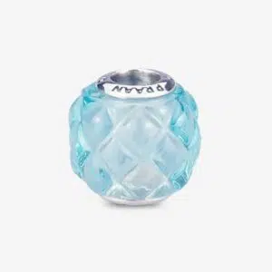 Ocean Blue Studded Pin Pyramid Crystalline Charm 9 Ocean Blue Studded-Pin-Pyramid-Crystalline-praan-charm-3BC012-3