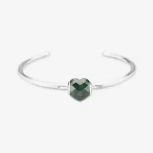 Faceted Emerald Green Goldstone Heart Charm 13 Faceted-Emerald-Green-Goldstone-Heart-Charm-praan-12st054-6