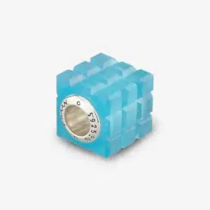 Bluebird Cats Eye Glass Rubix Cube Charm 10 Bluebird-Cats-Eye-glass-Rubix-Cube-Charm-Praan-SCEG004-2