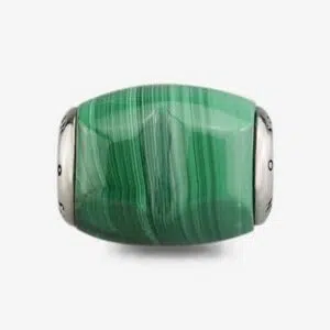 Malachite Heart Charm-03 8 Malachite-Heart-praan-charm-12st066-03-3