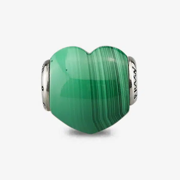 Malachite Heart Charm-05 4 Malachite-Heart-praan-charm-12st066-05-2
