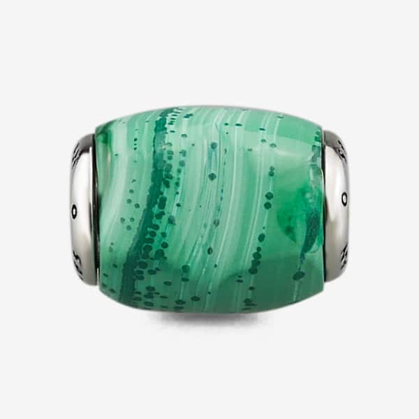 Malachite Heart Charm-06 5 Malachite-Heart-praan-charm-12st066-06-04