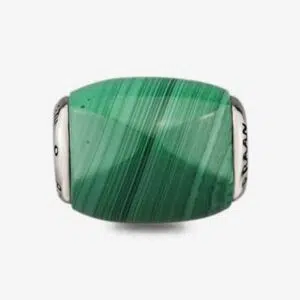 Malachite Heart Charm-07 7 Malachite-Heart-praan-charm-12st066-07-4